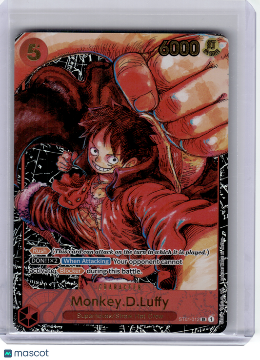2022 One Piece—Monkey.D.Luffy #ST01-012 Awakening of the New Era—Super Rare Foil