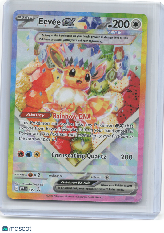 2025 Pokemon—Eevee ex #SVP EN 174 Scarlet & Violet Promo Cards—BSP Foil