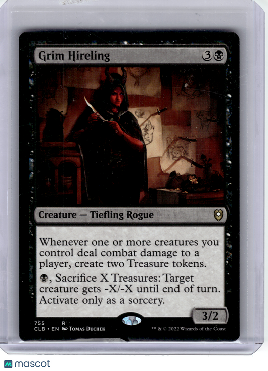 2022 MTG—Grim Hireling #755 Commander Legends: Battle for Baldur's Gate—Rare
