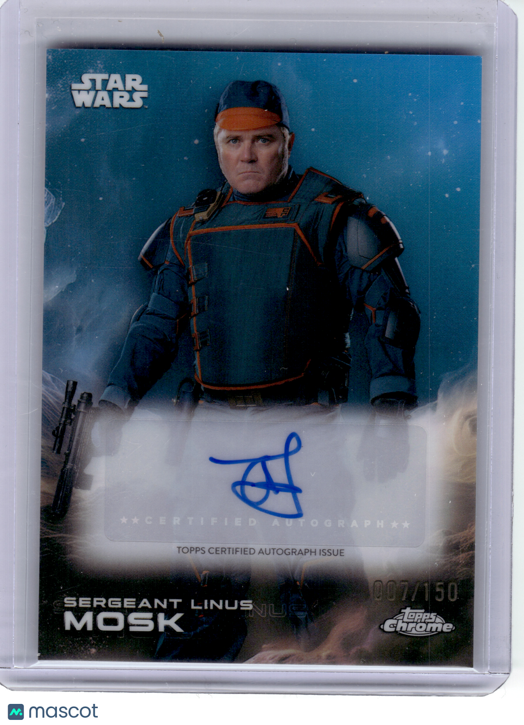 2025 Topps Star Wars Chrome Star Wars—Alex Ferns 007/150 #A-AF —Excellent