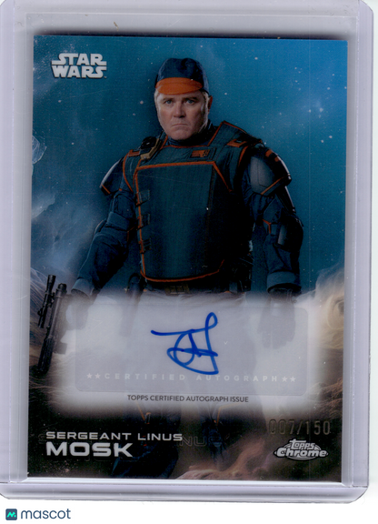 2025 Topps Star Wars Chrome Star Wars—Alex Ferns 007/150 #A-AF —Excellent