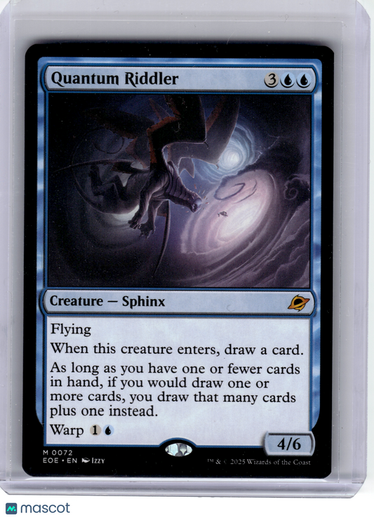 2025 Magic: The Gathering—Quantum Riddler #72 Edge of Eternities—Mythic Non-Foil