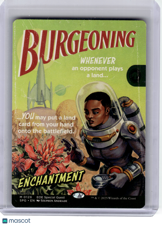 2025 Magic: The Gathering—Burgeoning #126 Special Guests—Mythic Non-Foil