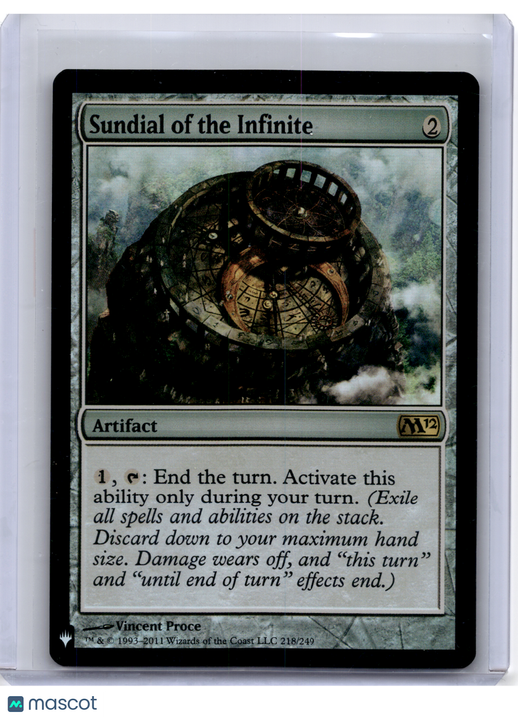 2011 Magic: The Gathering—Sundial of the Infinite #218 Magic 2012—Rare Foil