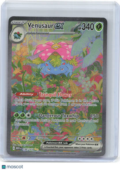 2023 Pokemon—Venusaur ex #198/165 Scarlet & Violet 151—SIR Holo (LP)