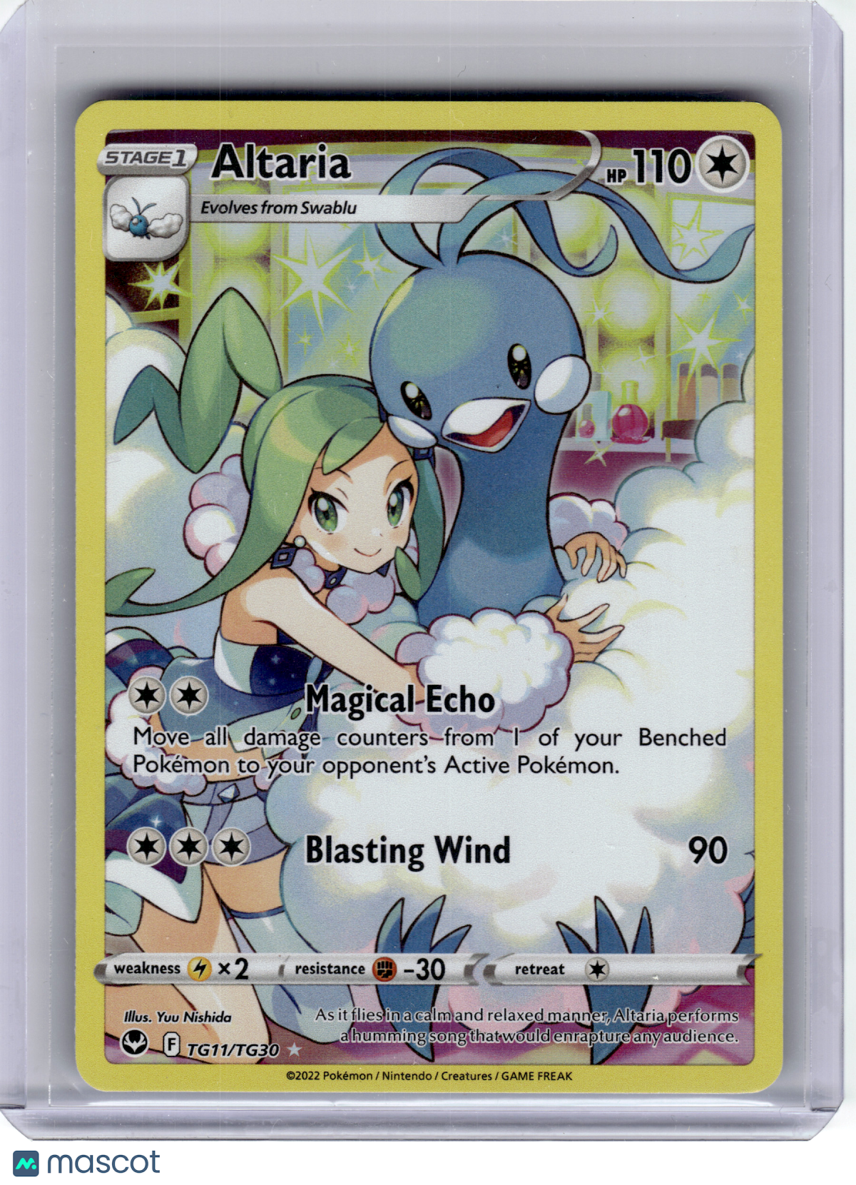 2022 Pokemon—Altaria #TG11/TG30 Silver Tempest Trainer Gallery—Ultra ...
