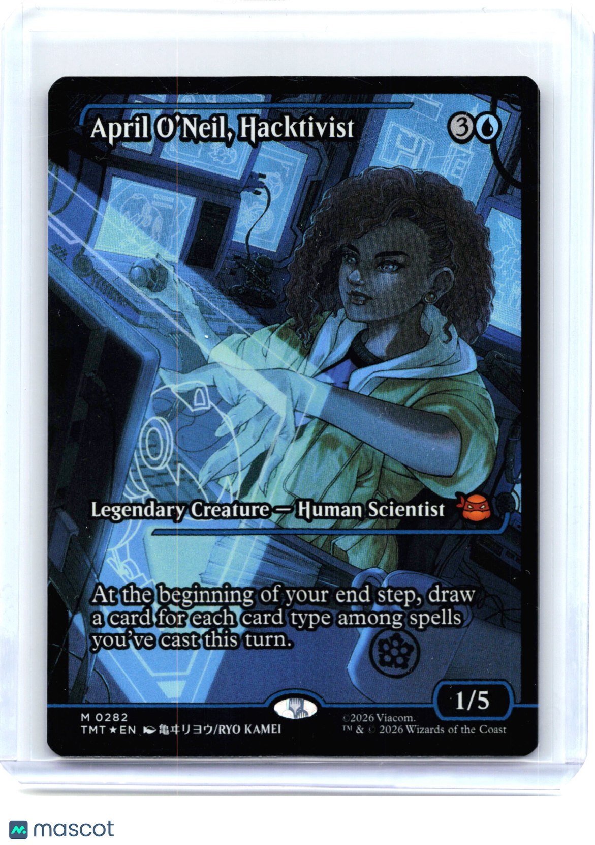 2024 MTG—April O'Neil, Hacktivist #282 Teenage Mutant Ninja Turtles—Mythic Foil