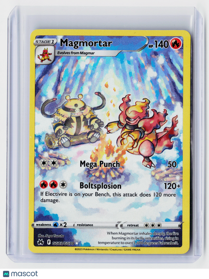 2023 Pokemon—Magmortar #GG03 Crown Zenith: Galarian Gallery—Rare Holo