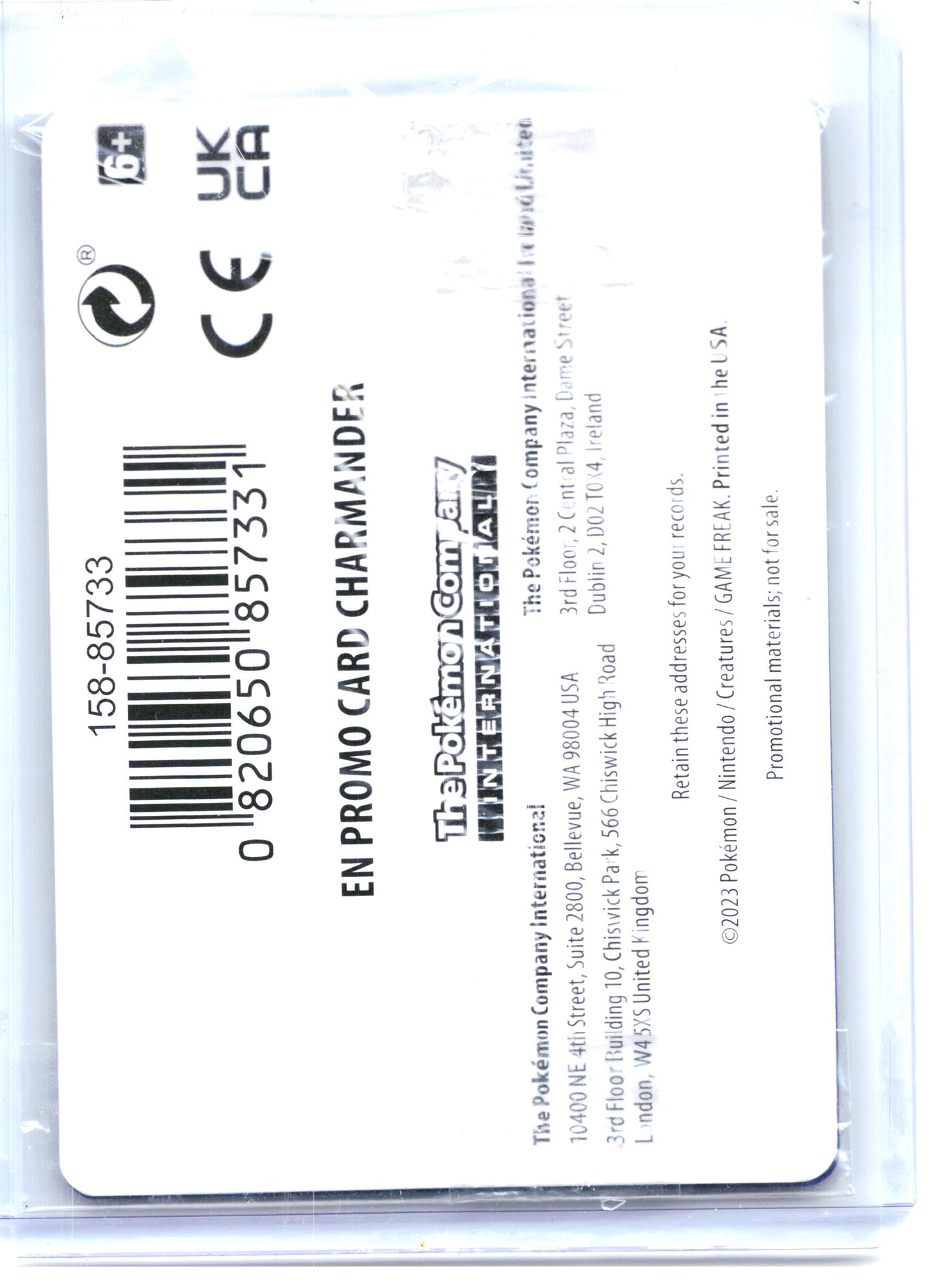 Pokemon—Charmander #4/165 MCAP—Promo Reverse Holo (GameStop Exclusive) (Sealed)