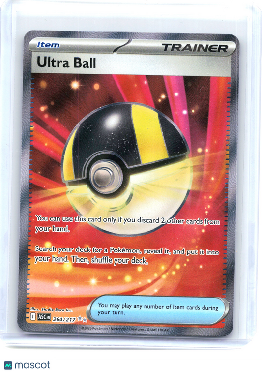 2026 Pokemon—Ultra Ball #264/217 ME: Ascended Heroes—Ultra Rare Holo