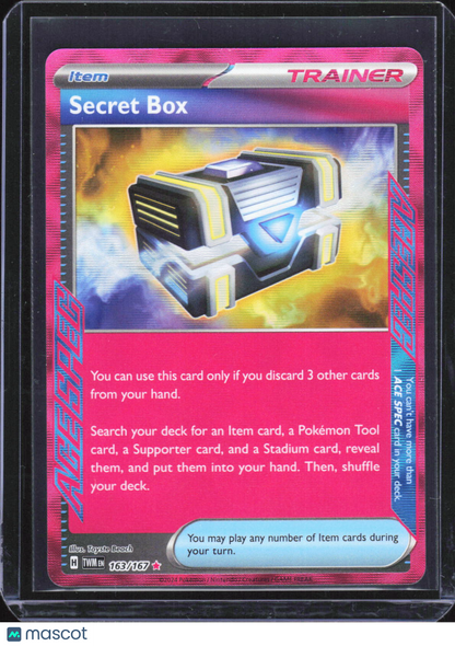 2024 Pokemon—Secret Box #163/167 Twilight Masquerade—Ace Spec Rare Foil