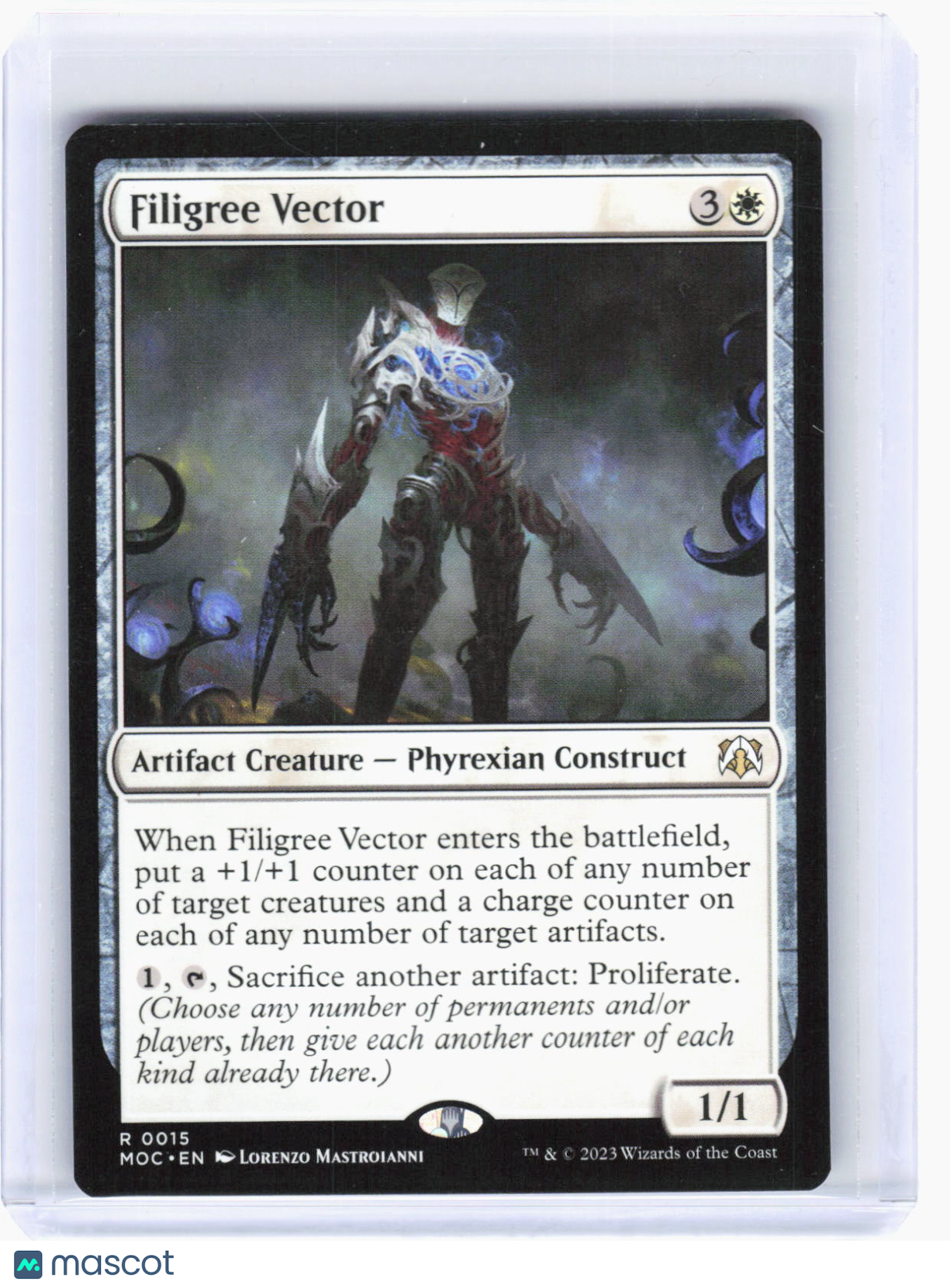 2023 Magic: The Gathering—Filigree Vector #15(MOC)—Rare Non-Foil