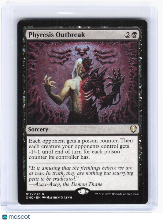2023 Magic: The Gathering—Phyresis Outbreak #12 (ONC)—Rare Foil