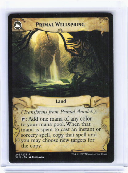 2017 Magic: The Gathering—Primal Amulet #243 Ixalan—Rare Non-Foil