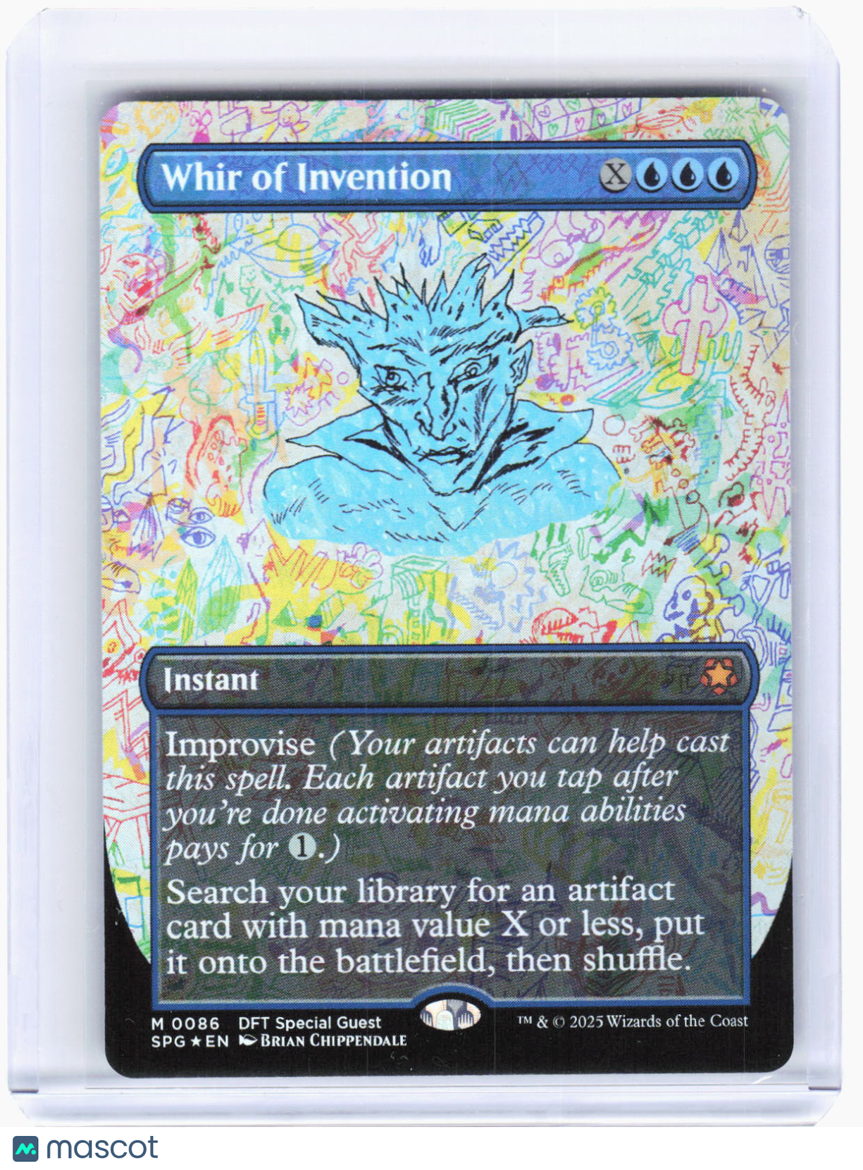 2025 Magic: The Gathering—Whir of Invention (Borderless) #86 (SPG)—Mythic Foil