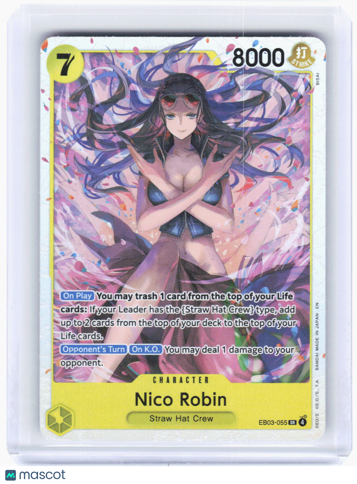2024 One Piece—Nico Robin EB03-055 Heroines Edition—SR Foil