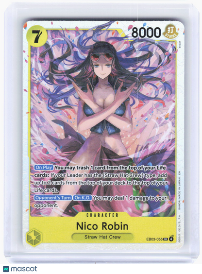 2024 One Piece—Nico Robin EB03-055 Heroines Edition—SR Foil