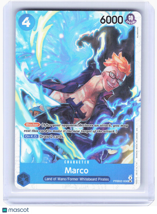 2024 One Piece TCG—Marco #PRB02-008 The Best- Vol. 2—Super Rare Foil