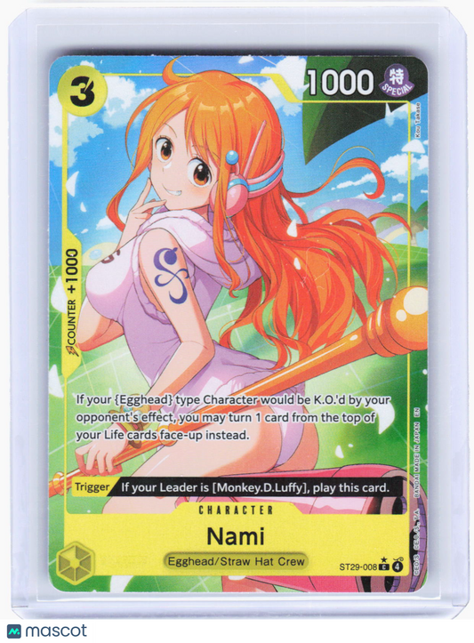 2024 One Piece Card Game—Nami (Full Art) #ST29-008 (ST-29)—Common Foil