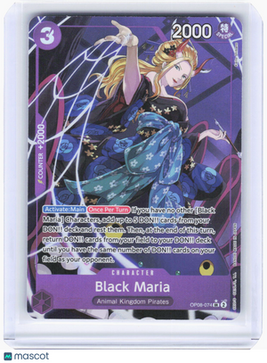 2024 One Piece TCG—Black Maria (Parallel) #OP08-074 Two Legends—Super Rare Foil