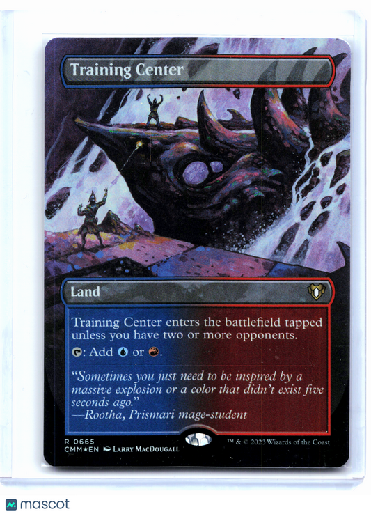 2023 Magic: TG—Training Center (Borderless) #0665 Commander Masters—Rare Foil