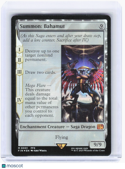 2025 Magic: The Gathering—Summon: Bahamut #1 FINAL FANTASY—Mythic Foil