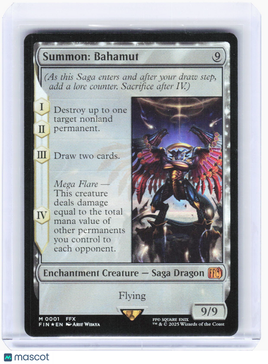2025 Magic: The Gathering—Summon: Bahamut #1 FINAL FANTASY—Mythic Foil
