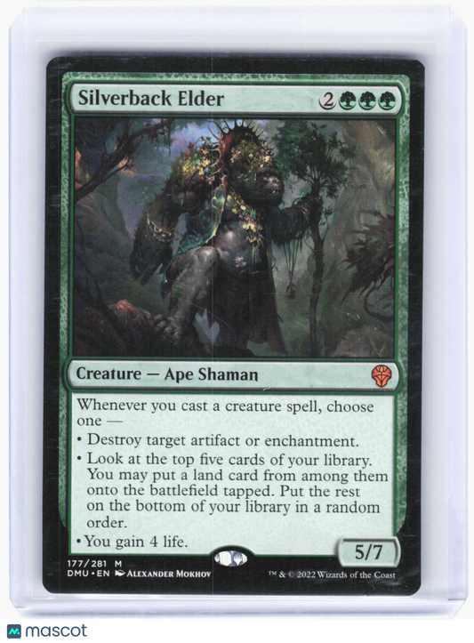 2022 Magic: The Gathering—Silverback Elder #177 Dominaria United—Mythic Non-Foil