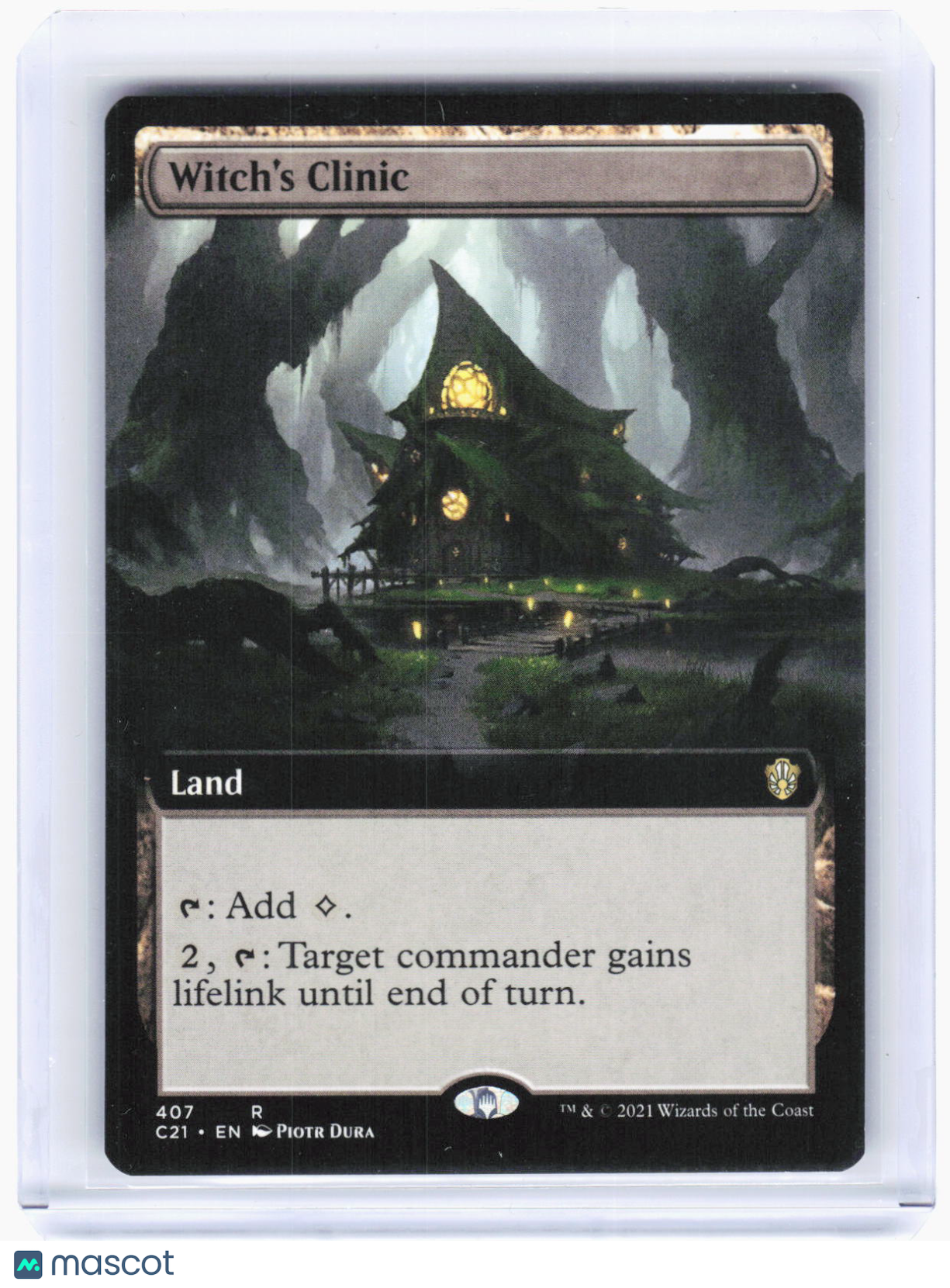 Magic: The Gathering—Witch's Clinic (Extended Art) #407 (C21)—Rare Non-Foil