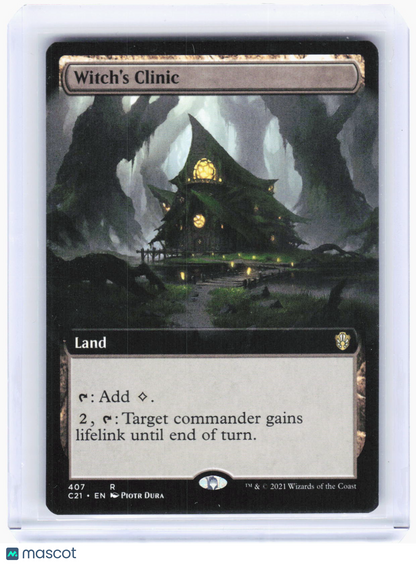 Magic: The Gathering—Witch's Clinic (Extended Art) #407 (C21)—Rare Non-Foil
