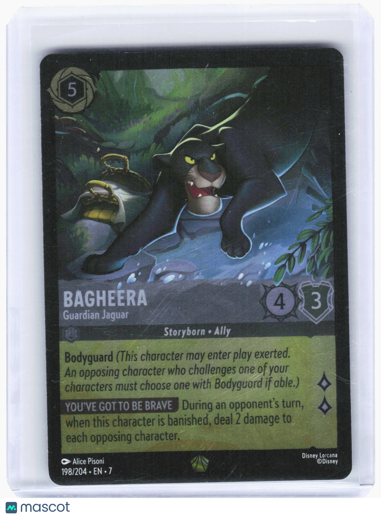 2025 Lorcana—Bagheera - Guardian Jaguar #198 Archazia's Island—Legnedary Foil