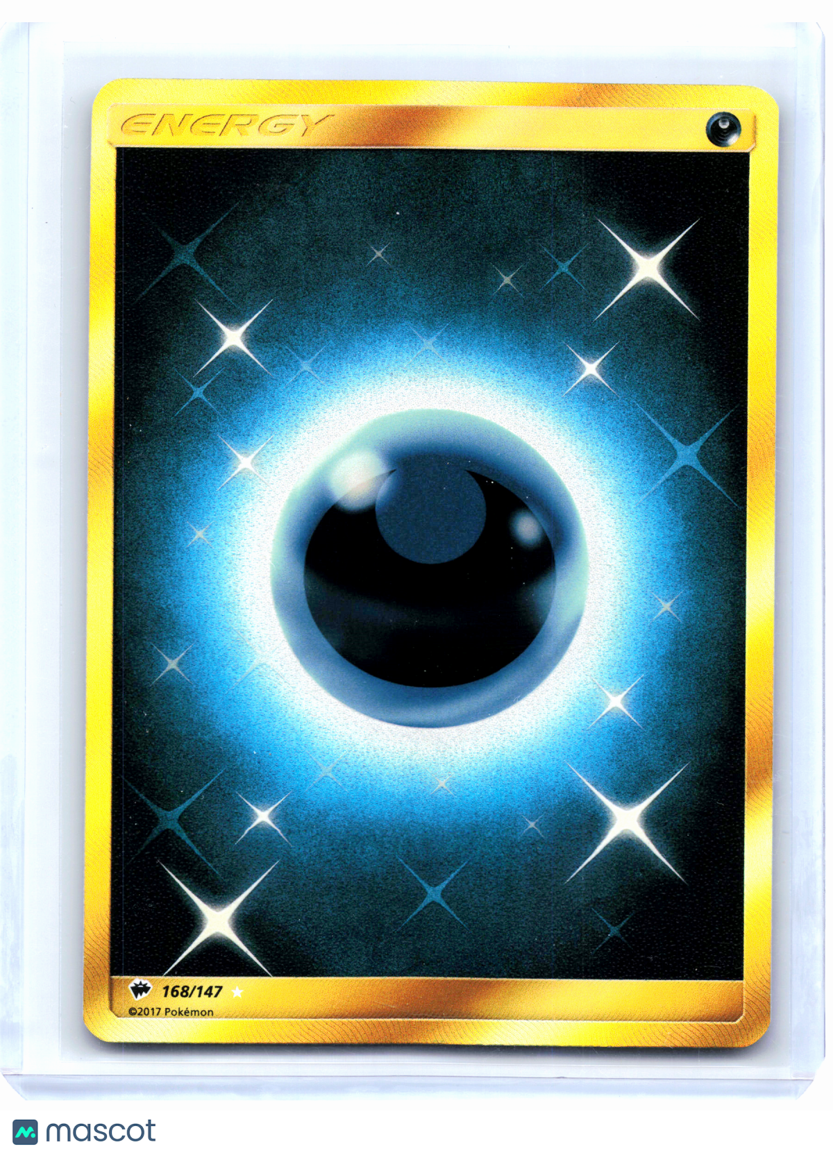 2017 Pokemon—Darkness Energy (Secret) #168/147 Burning Shadows—Secret Rare Holo