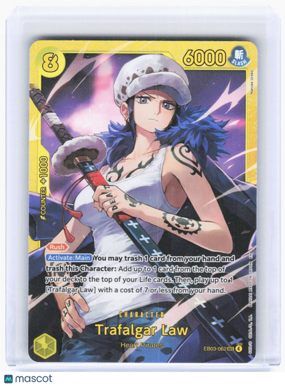 2026 One Piece TCG—Trafalgar Law #EB01-061 Heroines Edition—Secret Foil