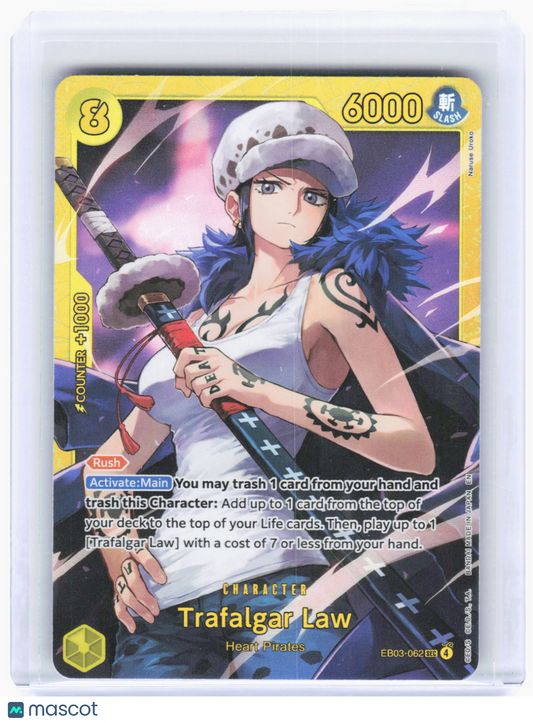 2026 One Piece TCG—Trafalgar Law #EB01-061 Heroines Edition—Secret Foil