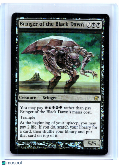 2004 Magic: The Gathering—Bringer of the Black Dawn #43 Fifth Dawn—Rare Foil