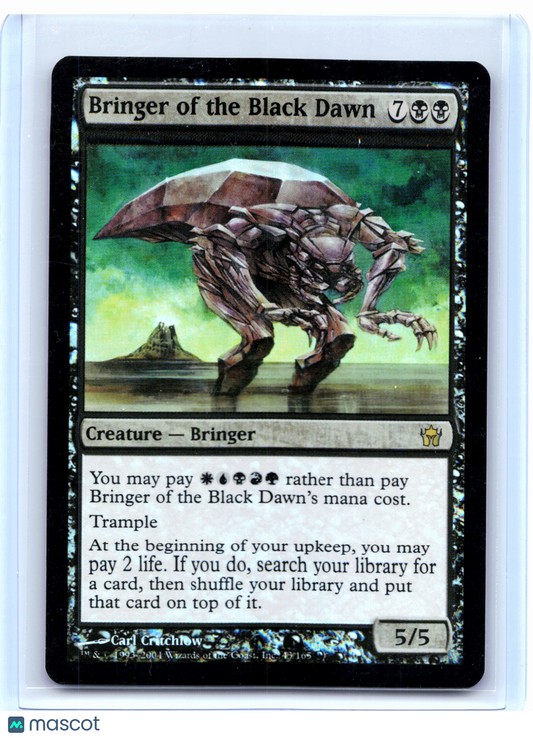 2004 Magic: The Gathering—Bringer of the Black Dawn #43 Fifth Dawn—Rare Foil