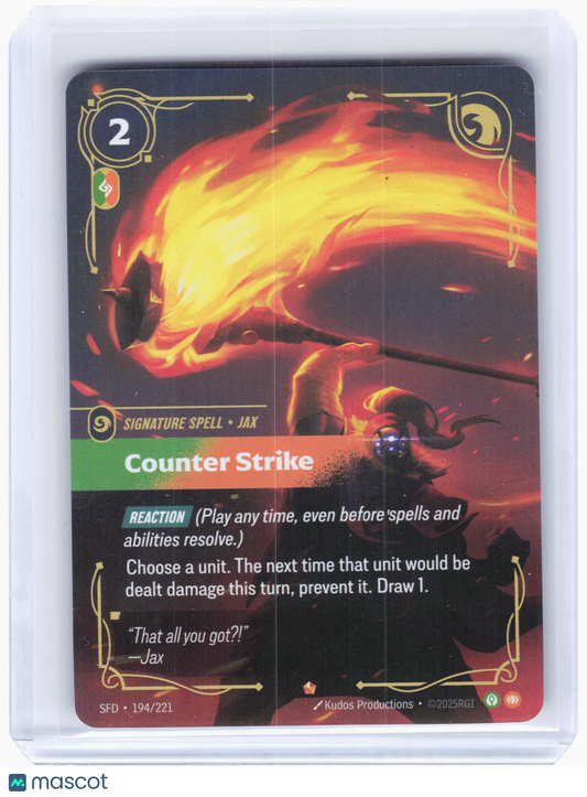 2026 Riftbound—Counter-Strike #194 Spiritforged—Epic Foil