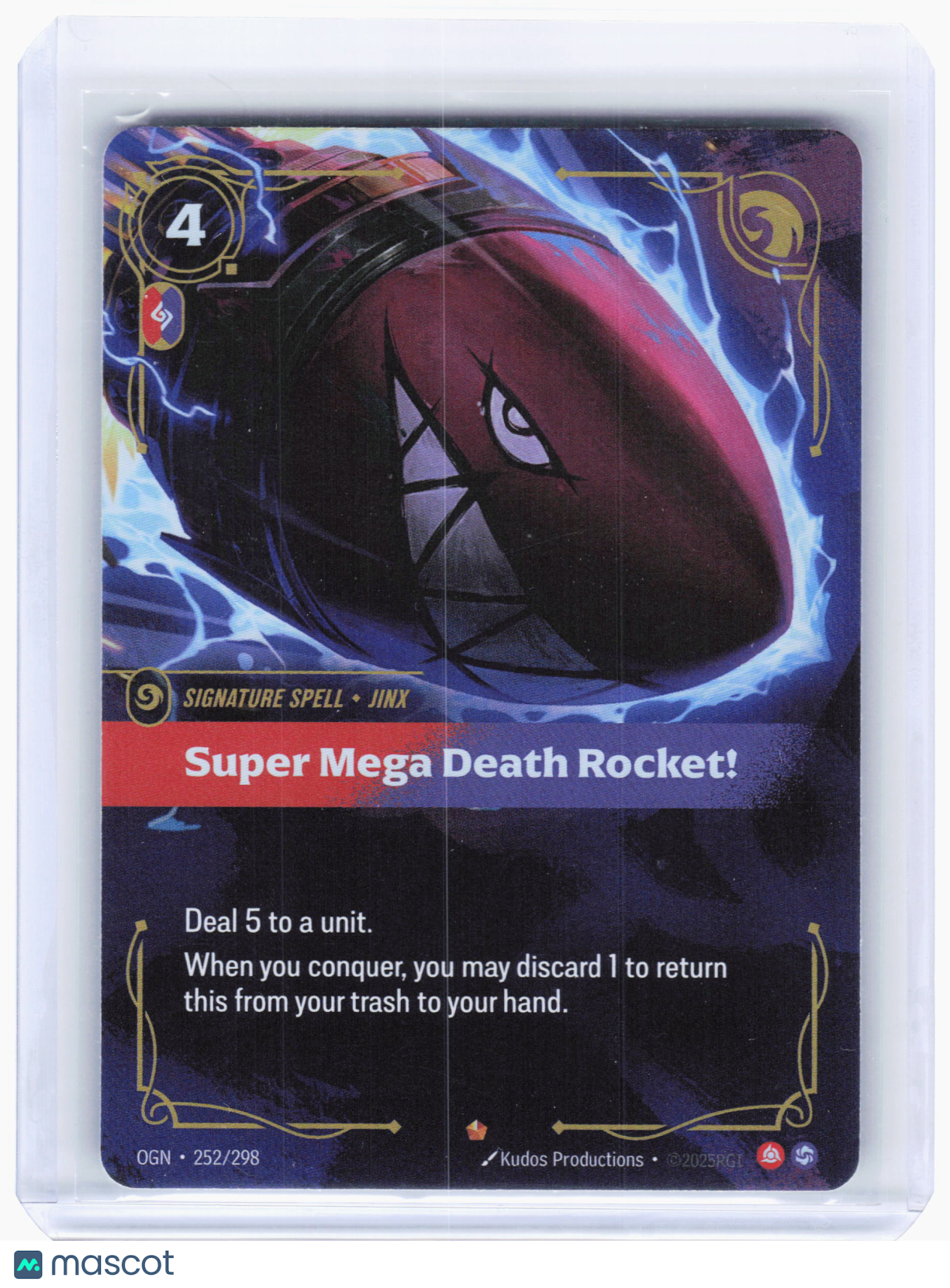 2025 Riftbound—Super Mega Death Rocket! #252 Origins—Epic Foil