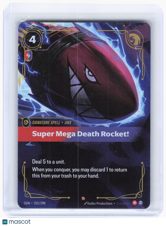 2025 Riftbound—Super Mega Death Rocket! #252 Origins—Epic Foil