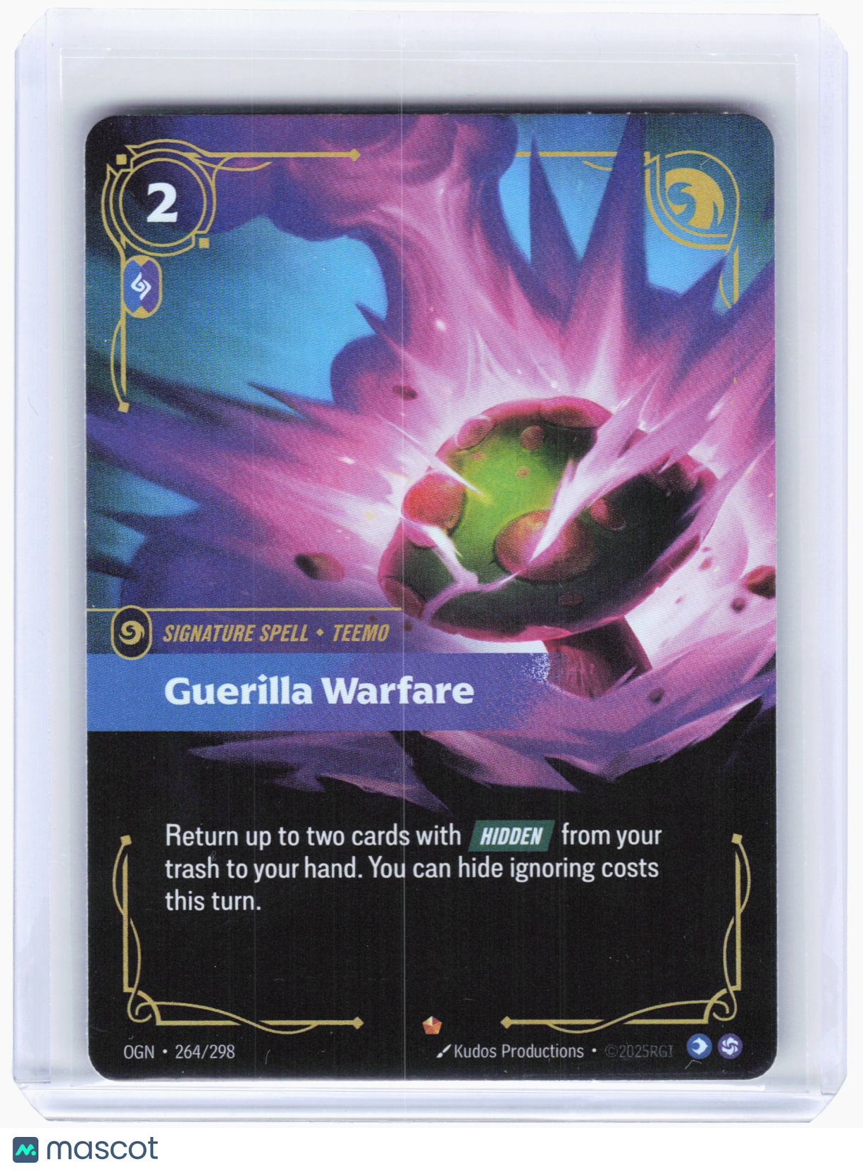 2025 Riftbound—Guerilla Warfare #264 Origins—Epic Foil