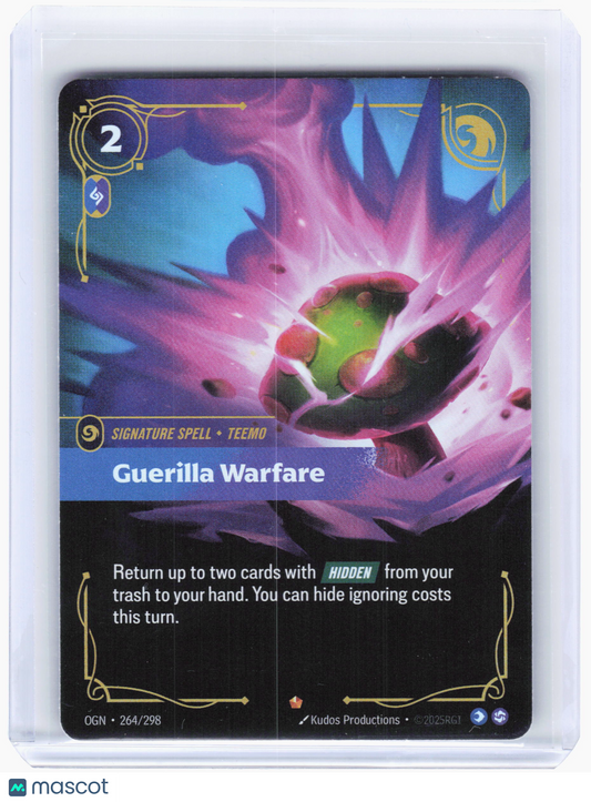 2025 Riftbound—Guerilla Warfare #264 Origins—Epic Foil