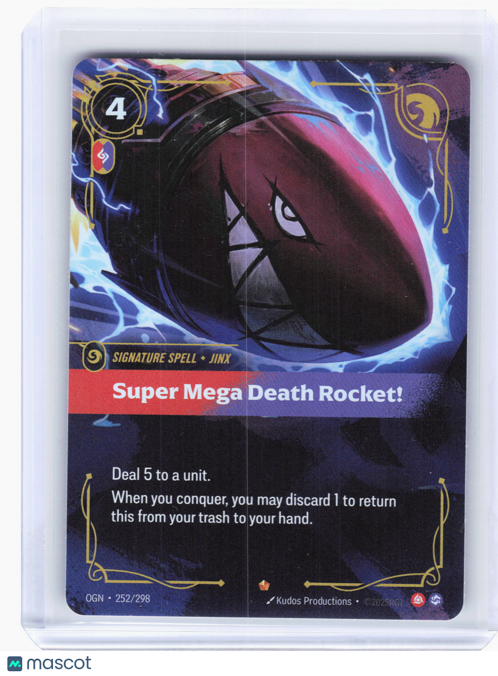 2025 Riftbound—Super Mega Death Rocket! #252 Origins—Epic Foil