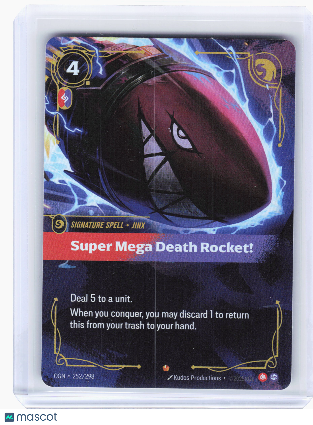 2025 Riftbound—Super Mega Death Rocket! #252 Origins—Epic Foil