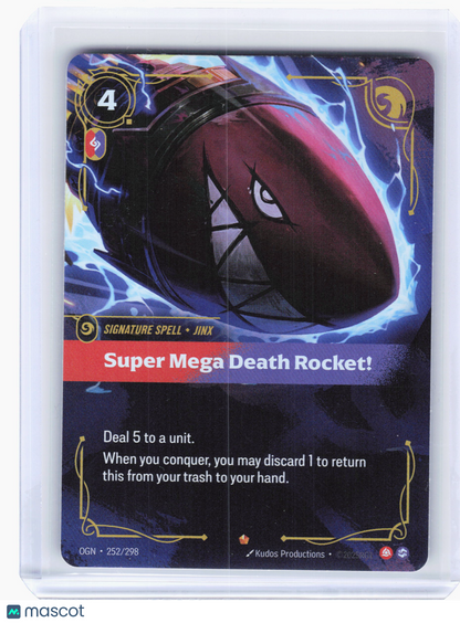 2025 Riftbound—Super Mega Death Rocket! #252 Origins—Epic Foil
