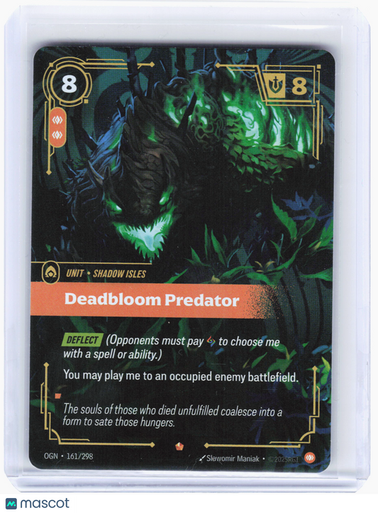 2025 Riftbound—Deadbloom Predator Origins—Epic Foil
