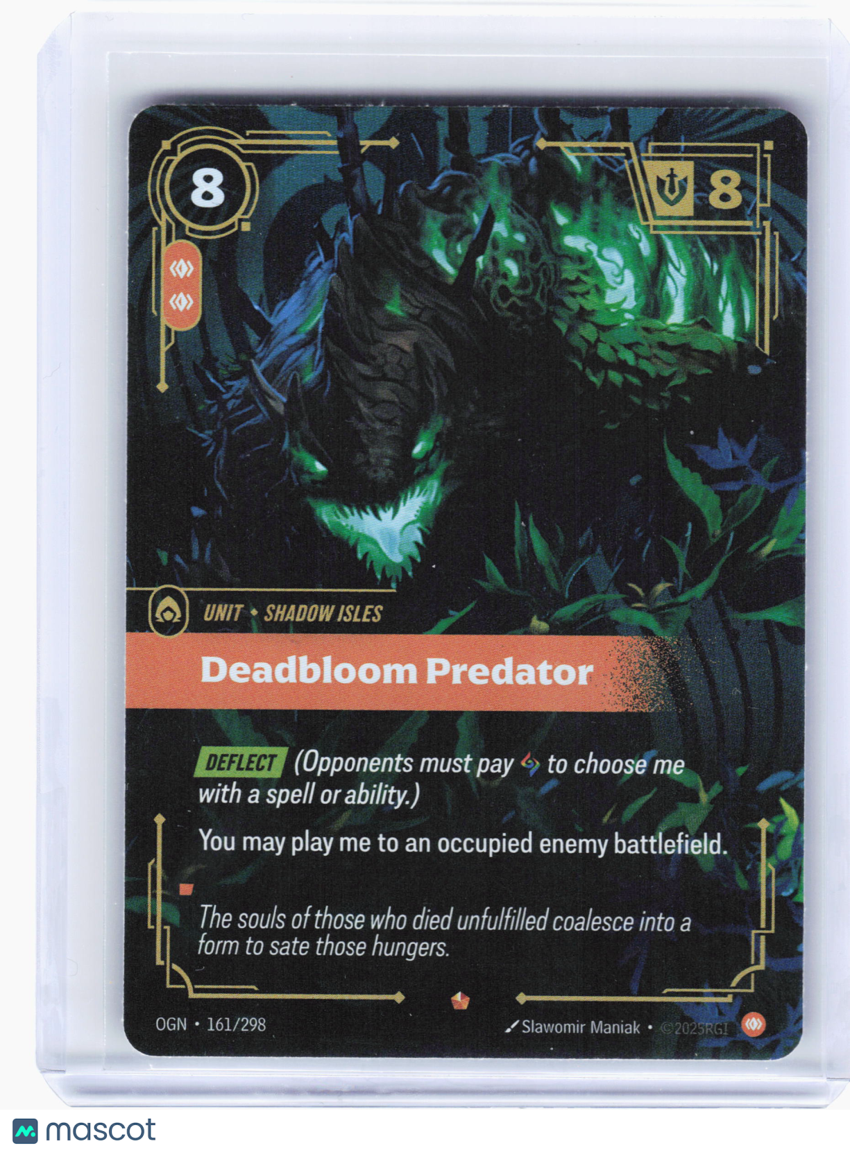 2025 Riftbound—Deadbloom Predator Origins—Epic Foil