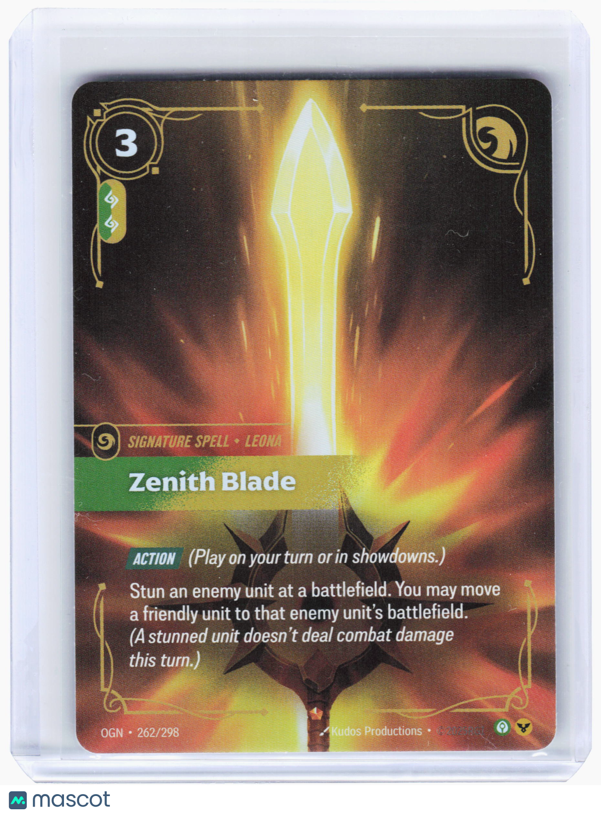 2025 Riftbound—Zenith Blade Origins—Epic Foil