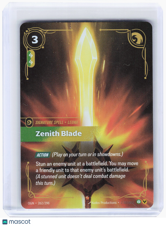 2025 Riftbound—Zenith Blade Origins—Epic Foil