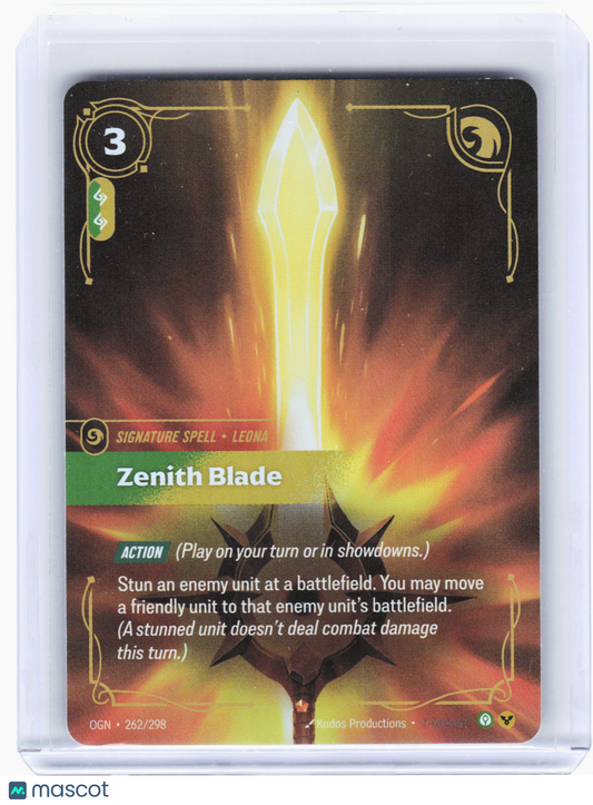 2025 Riftbound—Zenith Blade Origins—Epic Foil