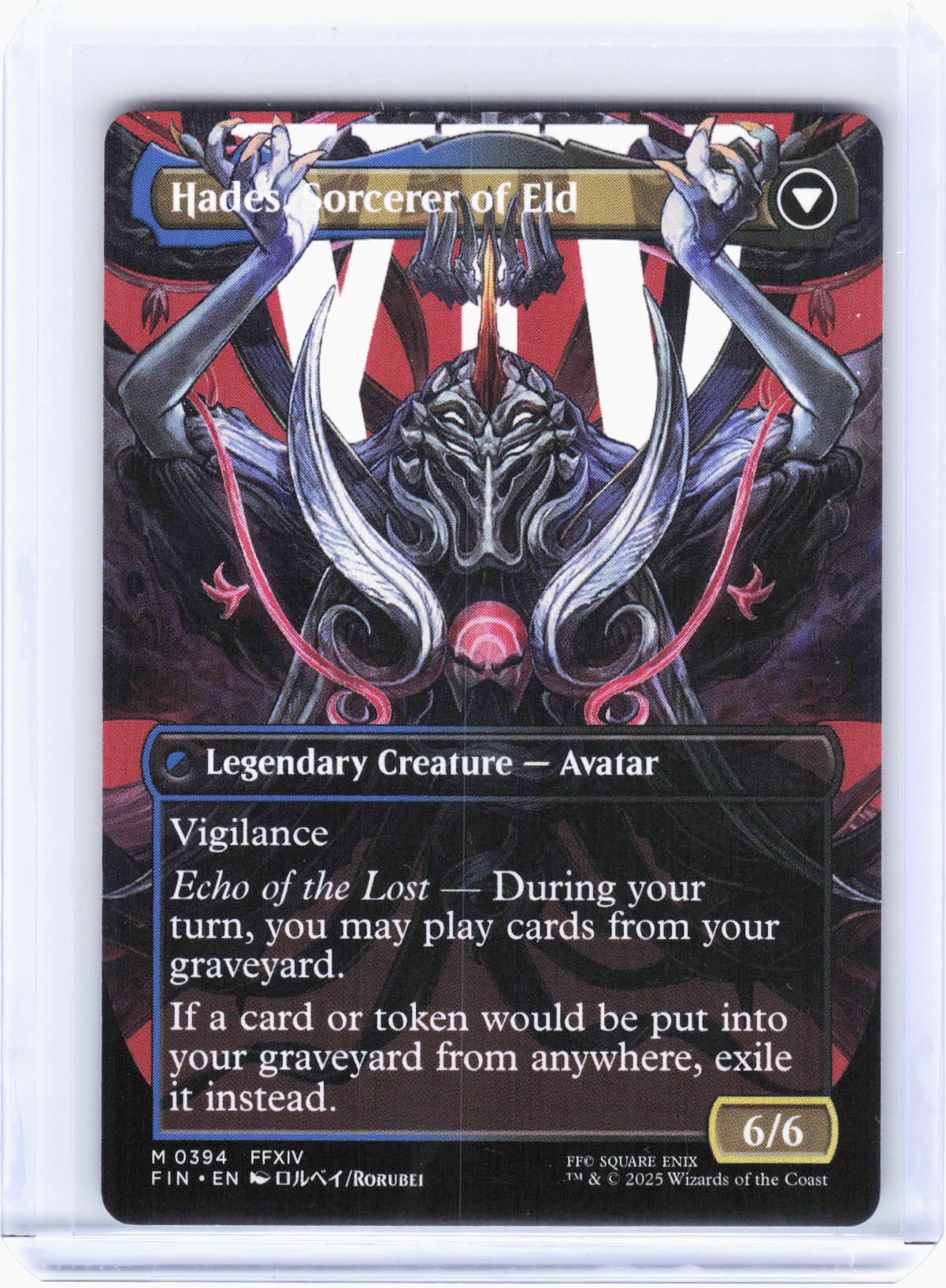 2025 Magic: The Gathering—Emet-Selch, Unsundered #394(FIN)—Mythic Non-Foil